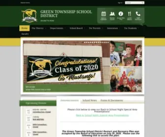 Greenhills.org(Green Township School District) Screenshot