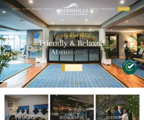 Greenhillsgroup.com(Greenhills Hotel Limerick) Screenshot