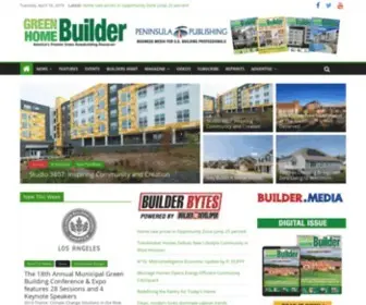 Greenhomebuildermag.com(Green Home Builder) Screenshot