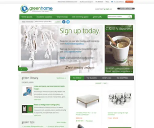 Greenhome.com(Green Home) Screenshot