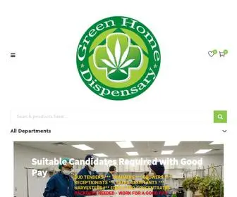 Greenhomedispensary.us(Medical Marijuana for Sale) Screenshot