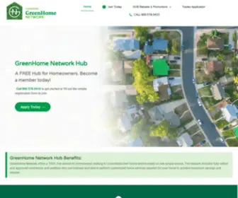 Greenhomenetwork.com(GreenHome Network) Screenshot