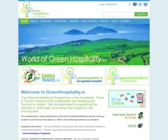 Greenhospitality.ie(The Green Hospitality Programme) Screenshot
