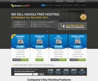 Greenhost247.com(CPanel Web Hosting) Screenshot