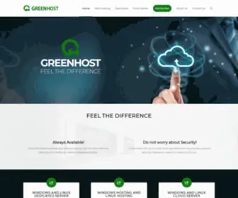 Greenhost.com(Green Host) Screenshot