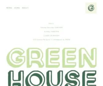 Greenhousebham.com(GreenHouse) Screenshot