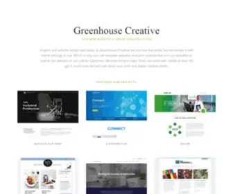 Greenhousecreative.co.za(Greenhouse Creative) Screenshot