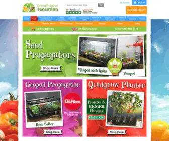 Greenhousesensation.co.uk(Greenhouse Sensation) Screenshot