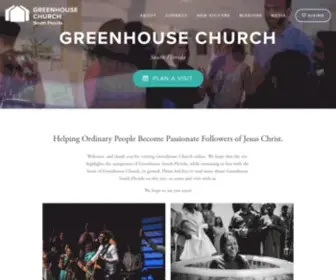 Greenhousesouthflorida.org(Greenhouse Church South Florida) Screenshot