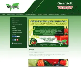 Greenhow.com.mx(Compañía especializada en la comercialización de ácidos y fertilizantes solubles) Screenshot