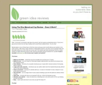 Greenideareviews.com(Green Idea Reviews) Screenshot