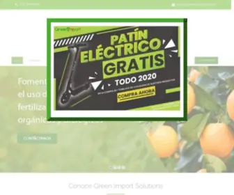 Greenimportsol.com(Inicio) Screenshot