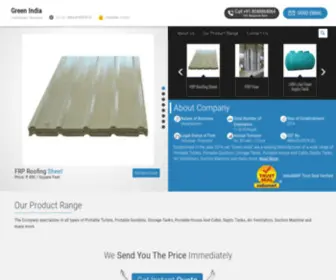 Greenindiatechnology.com(Green India) Screenshot