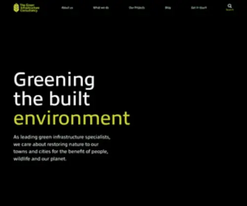 Greeninfrastructureconsultancy.com(The Green Infrastructure Consultancy) Screenshot