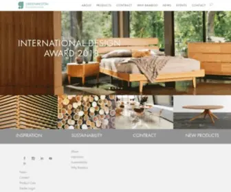 Greenington.com(Greenington Bamboo Furniture) Screenshot