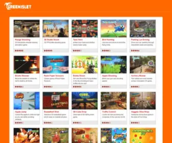 Greenislet.com(Play Free Shooting Games On GreenIslet) Screenshot