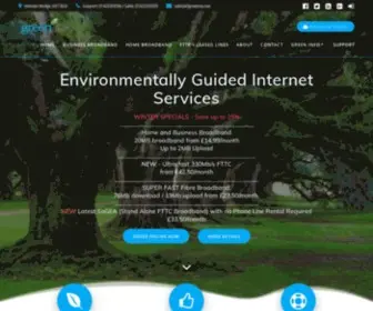 Greenisp.net(Green ISP) Screenshot