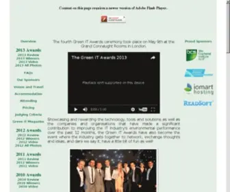Greenitawards.com(Green IT Awards) Screenshot