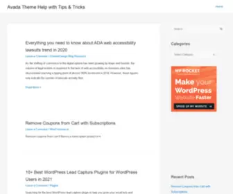 GreenixDesign.com(Avada Theme Help with Tips & Tricks) Screenshot