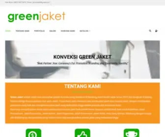 Greenjaket.com(Green Jaket Pusat Pabrik Konveksi Jaket Di Bandung Terpercaya) Screenshot