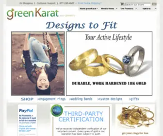 Greenkarat.com(GreenKarat Eco Friendly Jewelry) Screenshot