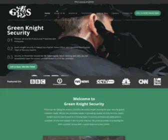 Greenknightsecurity.com(Los Angeles Security Guard) Screenshot