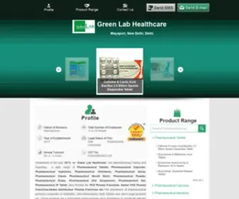 Greenlabhealthcare.in(Green Lab Healthcare) Screenshot