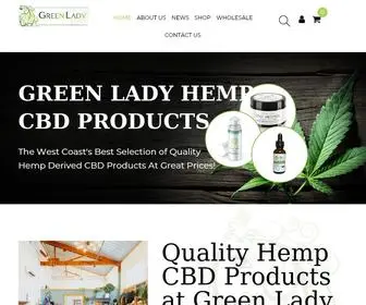 Greenladyhemp.com(Hemp CBD Products Online) Screenshot