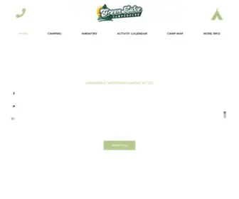 Greenlakecampground.com(Wisconsin Camping at Green Lake Campground) Screenshot