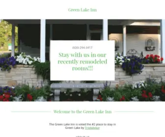 Greenlakeinn.com(The Newly Renovated Green Lake Inn) Screenshot