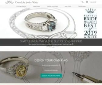 Greenlakejewelry.com(Design Your Own Engagement Ring & Custom Jewelry) Screenshot