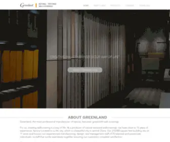 Greenlandwallcoverings.com(GREENLAND, The most Professional Natural) Screenshot