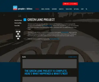 Greenlaneproject.org(Green Lane Project) Screenshot