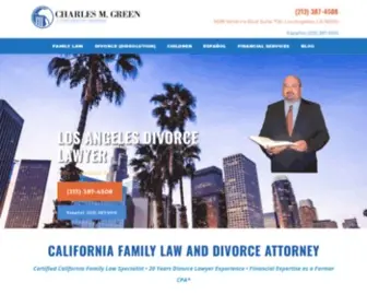 Greenlawcorp.com(Los Angeles Divorce Lawyers) Screenshot