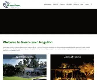 Greenlawnct.com(Green Lawn Irrigation) Screenshot