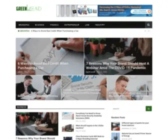 Greenlead.info(Leading Business Advices) Screenshot