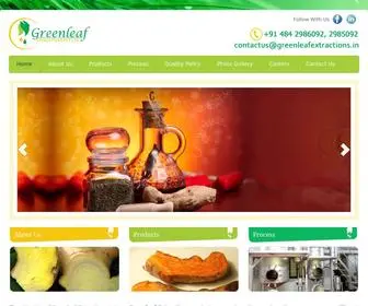 Greenleafextractions.com(Essential Oils) Screenshot