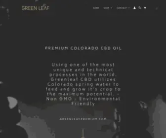 Greenleafpremium.com(GreenLeaf Premium CBD in Australia) Screenshot