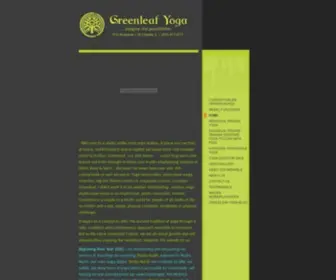 Greenleafyogastudio.com(Greenleaf Yoga) Screenshot