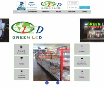 Greenledmfg.com(Green LED) Screenshot