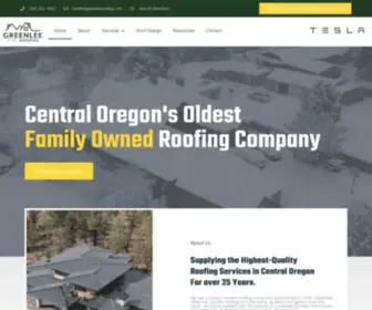 Greenleeroofing.com(Specialist in Residential Roofing Services) Screenshot