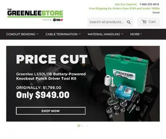 GreenleeStore.com(Greenlee Store) Screenshot