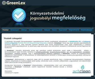 Greenlex.hu(Környezetvédelemi jogszabály) Screenshot