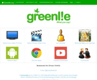 Greenlie.org(Live Online TV 24/7) Screenshot