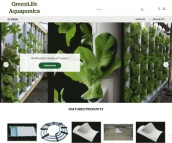 Greenlifeaquaponics.com(Green Life Aquaponics Overview) Screenshot