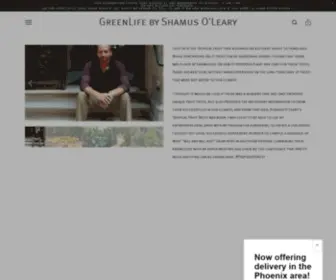 Greenlifebyshamusoleary.com(GreenLife by Shamus O'Leary) Screenshot