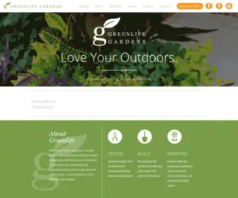 Greenlifegardens.com(Omaha Landscaping & Design) Screenshot