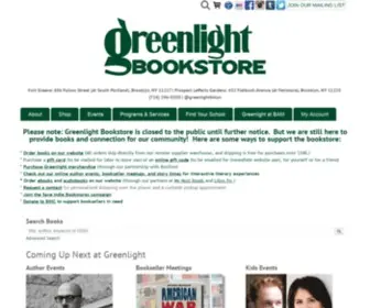 Greenlightbookstore.com(Greenlight Bookstore) Screenshot