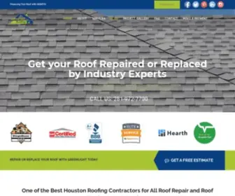 Greenlightroofing.com(Houston Roofers) Screenshot