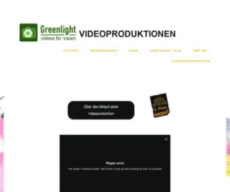 Greenlightvision.ch(Videoproduktionen) Screenshot